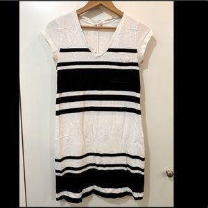Gap striped t shirt dress, XS petite